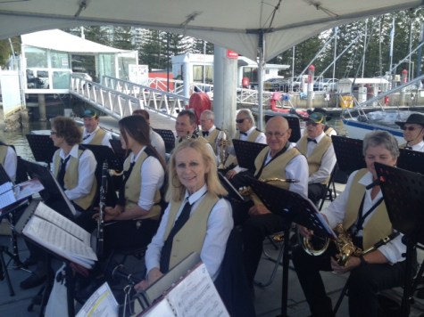 The Band at the 2014 Blessing of the Fleet.