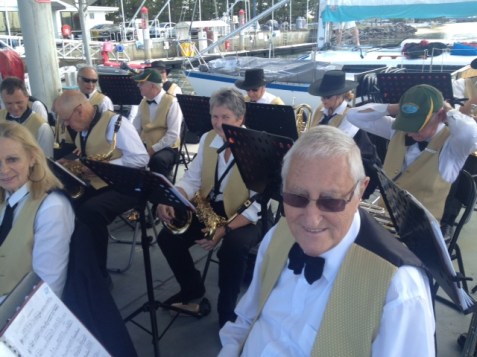 The Band at the 2014 Blessing of the Fleet.