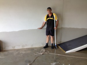 Water mark in Garage